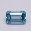 1.27 Ct. Fancy Intense Blue Emerald Lab Grown Diamond