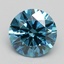 1.25 Ct. Fancy Vivid Blue Round Lab Grown Diamond