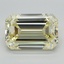 5.10 Ct. Fancy Light Yellow Emerald Lab Grown Diamond