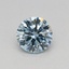 0.31 Ct. Fancy Intense Blue Round Lab Grown Diamond