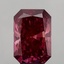 6.01 Ct. Fancy Deep  Pink Radiant Lab Grown Diamond