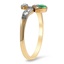 The Carbry Ring, smalltop view on a hand
