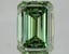 3.04 Ct. Fancy Vivid Green Emerald Lab Grown Diamond