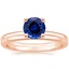 14K Rose Gold Sydney Perfect Fit Diamond Ring with Petite Comfort Fit Wedding Ring