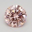 0.87 Ct. Fancy Intense Pink Round Lab Grown Diamond