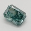 1.34 Ct. Fancy Vivid Green Radiant Lab Grown Diamond