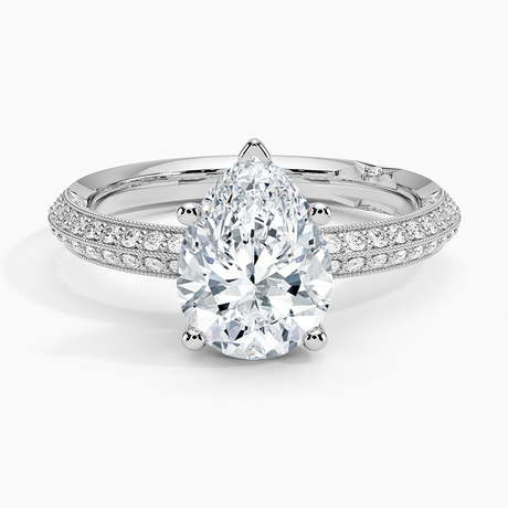 Diamond Knife Edge Ring