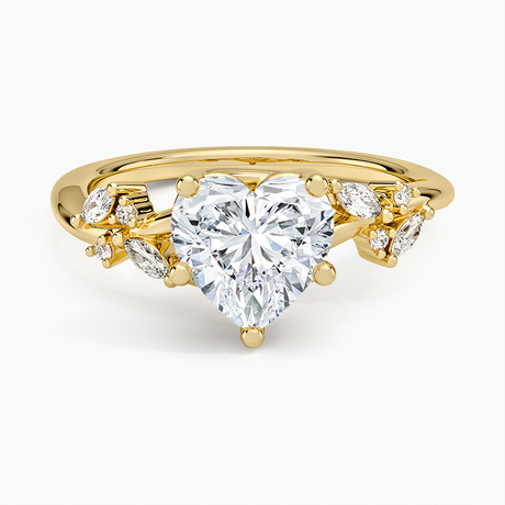 Marquise Cluster Engagement Ring - Arden