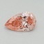 0.42 Ct. Fancy Vivid Pink Pear Lab Grown Diamond
