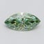 1.09 Ct. Fancy Vivid Pacific Green Marquise Lab Grown Diamond