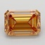 4.08 Ct. Fancy Light  Brown Emerald Lab Grown Diamond