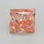 2.00 Ct. Fancy Intense Pink Princess Lab Grown Diamond