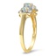 The Jacynth Ring, smalltop view on a hand