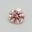 0.37 Ct. Fancy Intense Pink Round Lab Grown Diamond