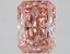 2.18 Ct. Fancy Vivid Pink Radiant Lab Grown Diamond