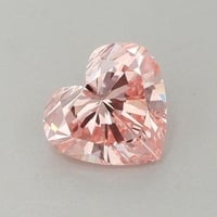 0.47 Ct. Fancy Vivid Pink Heart Lab Grown Diamond