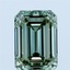 4.00 Ct. Fancy Vivid Green Emerald Lab Grown Diamond