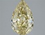 3.02 Ct. Fancy Intense Yellow Pear Lab Grown Diamond