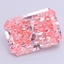 3.59 Ct. Fancy Vivid  Pink Radiant Lab Grown Diamond