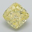 1.27 Ct. Fancy Vivid Pink Cushion Lab Grown Diamond
