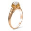The Janita Ring, smalltop view on a hand