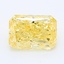 1.01 Ct. Fancy Vivid Yellow Radiant Lab Grown Diamond