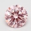 4.76 Ct. Fancy Vivid  Pink Round Lab Grown Diamond