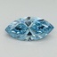2.01 Ct. Fancy Vivid Blue Marquise Lab Grown Diamond