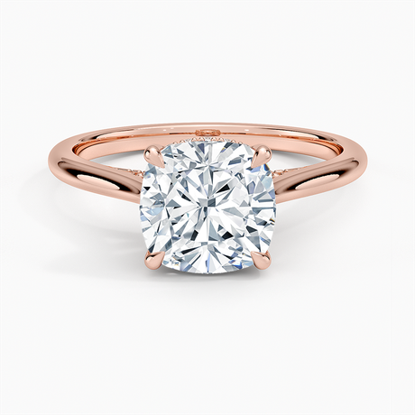 14K Rose Gold Dawn 1.5mm Diamond Ring