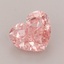 1.62 Ct. Fancy Vivid  Pink Heart Lab Grown Diamond