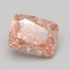 6.56 Ct. Fancy Vivid Pink Cushion Lab Grown Diamond