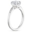 18K White Gold Isadora Diamond Ring, smallside view