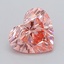 3.01 Ct. Fancy Vivid  Pink Heart Lab Grown Diamond