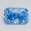 3.03 Ct. Fancy Vivid Blue Radiant Lab Grown Diamond