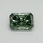 3.0 Ct. Fancy Vivid Pacific Green Radiant Lab Grown Diamond