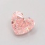 0.54 Ct. Fancy Intense  Pink Heart Lab Grown Diamond