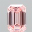 1.52 Ct. Fancy Vivid Pink Emerald Lab Grown Diamond
