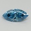 1.04 Ct. Fancy Vivid Blue Marquise Lab Grown Diamond