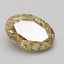 1.12 Ct. Fancy Intense Yellow Oval Lab Grown Diamond