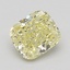 1.03 Ct. Fancy Yellow Cushion Diamond
