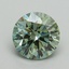 2.24 Ct. Fancy Vivid Green Round Lab Grown Diamond