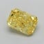 1.53 Ct. Fancy Vivid  Yellow Radiant Lab Grown Diamond