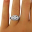 The Meadow Ring, smalltop view on a hand