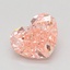 1.53 Ct. Fancy Vivid Pink Heart Lab Grown Diamond
