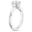 18K White Gold Alula Diamond Ring, smallside view