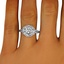 The Prestige Ring, smalltop view on a hand