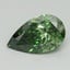 1.16 Ct. Fancy Vivid Pacific Green Pear Lab Grown Diamond