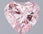 0.48 Ct. Fancy Vivid Pink Heart Lab Grown Diamond