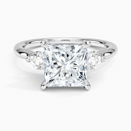 Freesia Three Stone Diamond Ring