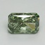 1.54 Ct. Fancy Vivid Green Radiant Lab Grown Diamond